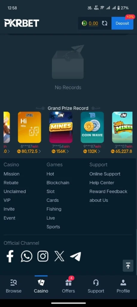 PkrBet Game Download (Latest Online Earning Game) 2025 7 PkrBet