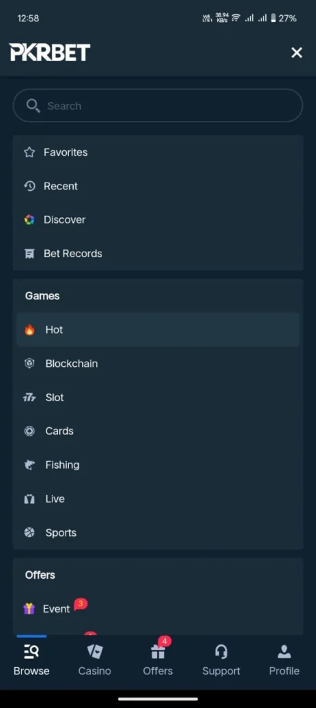 PkrBet Game Download (Latest Online Earning Game) 2025 4 PkrBet